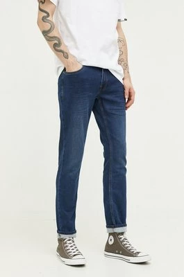 Solid jeansy męskie kolor granatowy