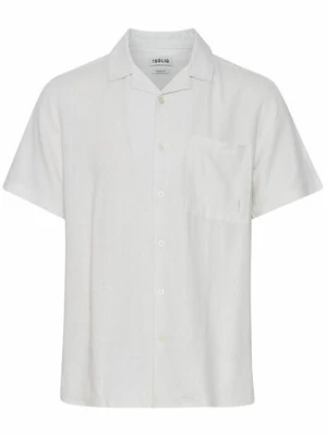 Solid Koszula 21107606 Biały Regular Fit