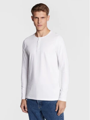 Solid Longsleeve 21106135 Biały Regular Fit