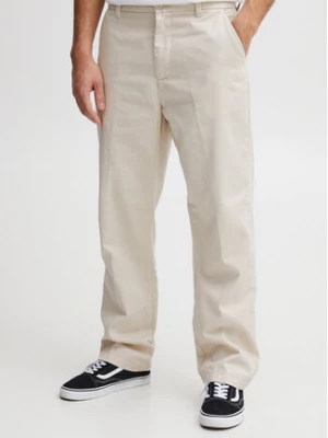 Solid Spodnie materiałowe 21107039 Beżowy Regular Fit