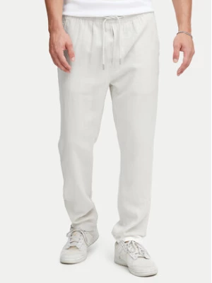 Solid Spodnie materiałowe 21107170 Biały Regular Fit