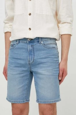 Solid szorty jeansowe Ryder męskie kolor niebieski