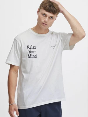 Solid T-Shirt 21107874 Biały Relaxed Fit