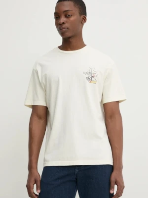 Solid t-shirt bawełniany ORVAL !solid beżowy