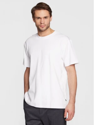 Solid T-Shirt Danton 21107307 Biały Boxy Fit
