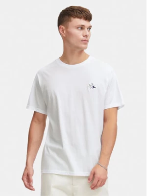 Solid T-Shirt Ilias 21108139 Biały Regular Fit