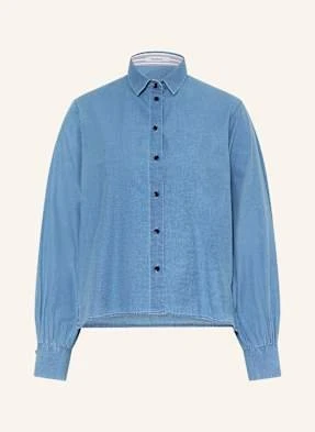 Soluzione Koszula W Stylu Jeansowym blau