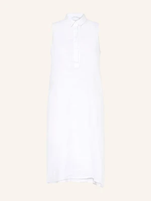 Soluzione Sukienka Koszulowa Z Lnu weiss