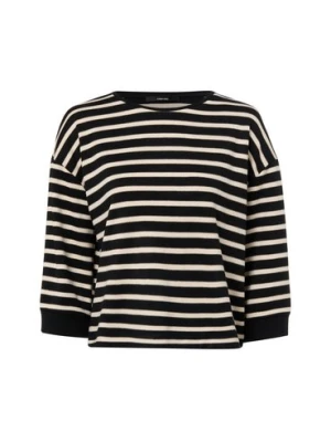 Someday Bluza damska - Uleno Kobiety czarny|beżowy w paski,