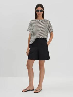 Someday Bluza "Umila" w kolorze biało-czarnym rozmiar: M