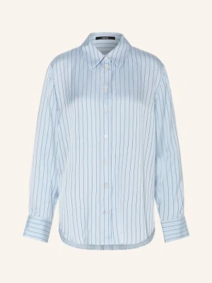 Someday Bluzka Koszulowa Zenja Z Satyny blau