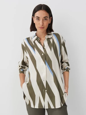 Someday Bluzka "Zisabel Dynamic" w kolorze kremowo-oliwkowym rozmiar: 42