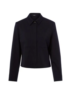 Someday Damska bluzka koszulowa z zawartością wełny - Zwoli Kobiety niebieski jednolity,