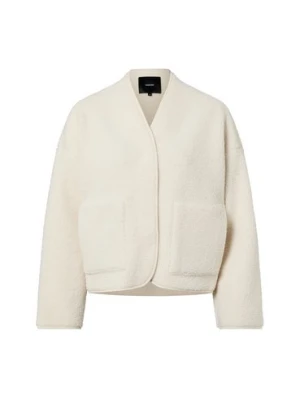 Someday Damska kurtka z pluszowym futerkiem - detal Uteddy Kobiety Sztuczne włókno biały jednolity,