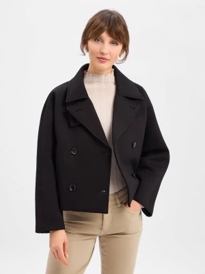 Someday Damski trencz - Vamera Kobiety Sztuczne włókno czarny jednolity,