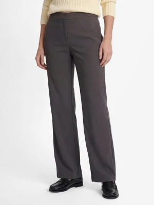 Someday Damskie spodnie materiałowe - Charlie Wide Kobiety szary jednolity,