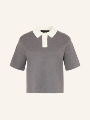 Someday Dzianinowa Koszulka Polo Tipolo grau