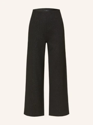 Someday Dzianinowe Culottes Curilo Glam Z Brokatową Przędzą schwarz