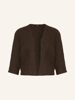Someday Dzianinowy Sweter Udia Z Rękawami 3 / 4 braun CIEMNOBRĄZOWY