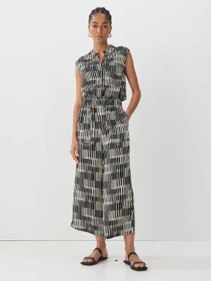 Someday Kombinezon w kolorze czarno-kremowym rozmiar: 42