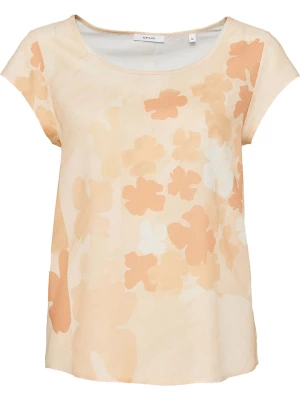 Someday Koszulka "Flinka" w kolorze brzoskwiniowo-białym rozmiar: 38