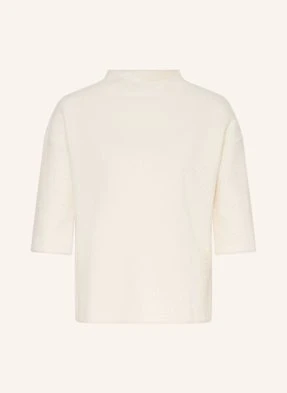 Someday Koszulka Z Bouclé Kelise Z Rękawami 3/4 weiss