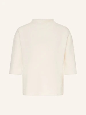 Someday Koszulka Z Bouclé Kelise Z Rękawami 3/4 weiss