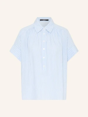 Someday Koszulka Z Dekoltem W Serek Zafine blau