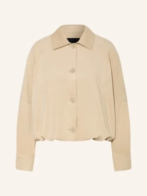Someday Kurtka Nayomi Imitująca Skórę beige