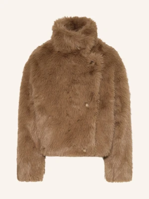 Someday Kurtka Ze Sztucznego Futra Vurla beige JASNOBRĄZOWY