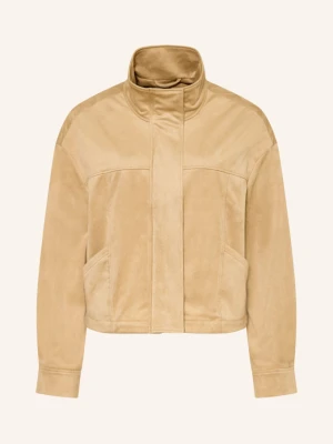 Someday Marynarka Neila O Wyglądzie Skóry beige JASNOBRĄZOWY
