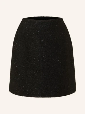 Someday Spódnica Bouclé Oglitz schwarz