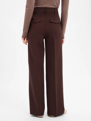 Someday Spodnie - Catsby Line Kobiety brązowy jednolity,