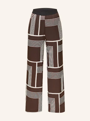 Someday Spodnie Marlena Cevil Z Satyny braun