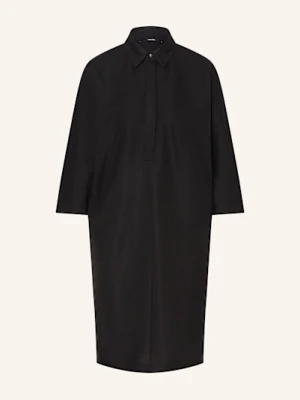 Someday Sukienka Koszulowa Quirve Z Rękawami 3/4 schwarz