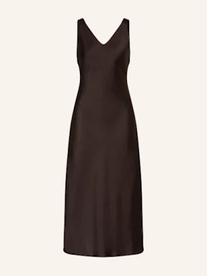 Someday Sukienka Satynowa Qova braun