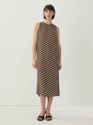 Someday Sukienka w kolorze brązowo-czarnym rozmiar: 40