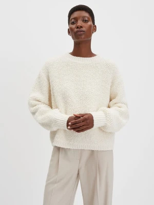 Someday Sweter "Telena" w kolorze kremowym rozmiar: 38