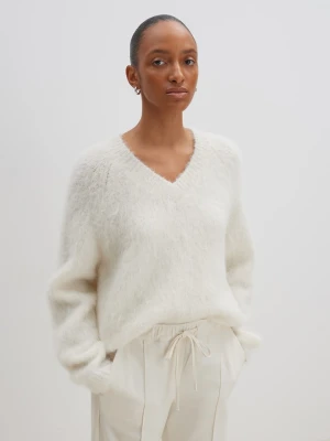 Someday Sweter w kolorze białym rozmiar: 38