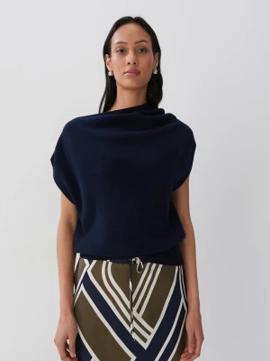 Someday Sweter w kolorze granatowym rozmiar: 40