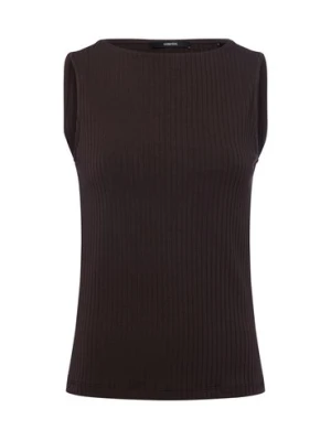 Someday Top damski - Kamia Kobiety Bawełna brązowy jednolity,