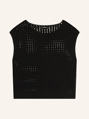 Someday Top Z Dzianiny Tarisol schwarz