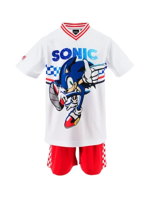 Sonic 2-częściowy zestaw "Sonic" w kolorze biało-czerwonym rozmiar: 110