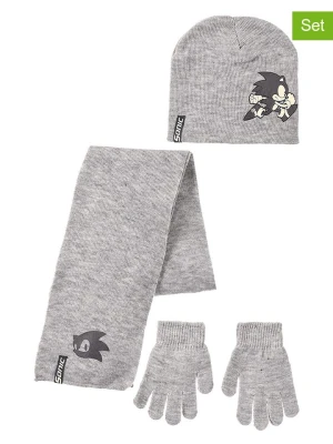 Sonic 3-częściowy zestaw "Sonic" w kolorze szarym rozmiar: 52 cm