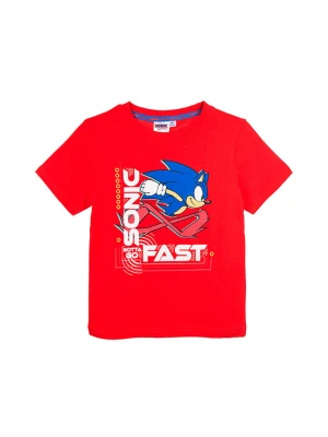 Sonic Koszulka "Sonic" w kolorze czerwonym rozmiar: 98