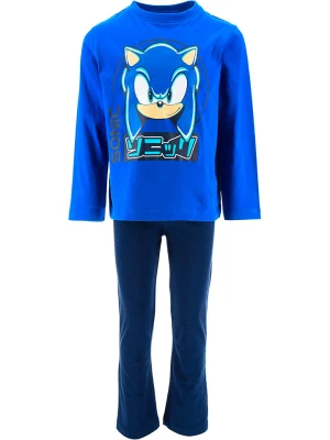 Sonic Piżama "Sonic" w kolorze niebieskim rozmiar: 104