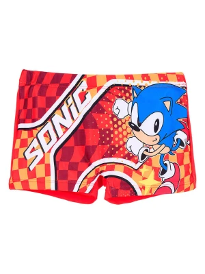 Sonic Szorty kąpielowe "Sonic Classic" w kolorze czerwonym rozmiar: 116