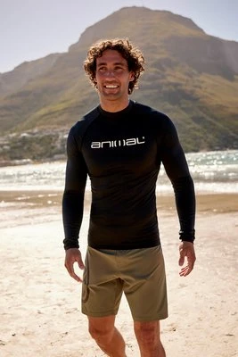 Sonny męska kamizelka pływacka z logo - Black Animal