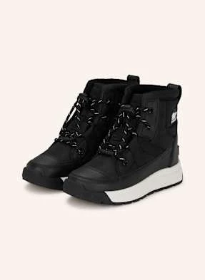 Sorel Botki Sznurowane Whitney Iii Mid Wp schwarz
