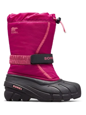 Sorel Botki zimowe "Flurry" w kolorze różowym rozmiar: 36